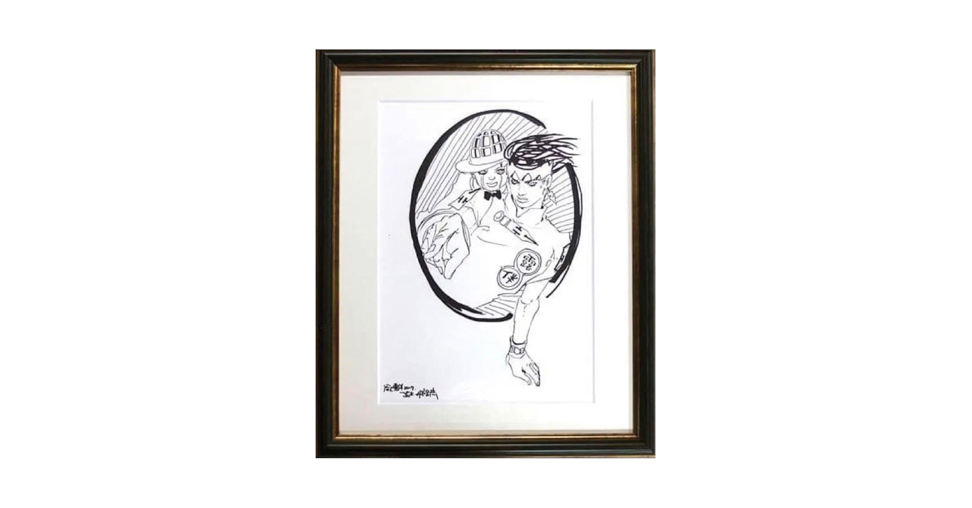 Amazon.co.jp: JOJO 岸辺露伴 複製原画 ジョジョ展 ルーヴルへ